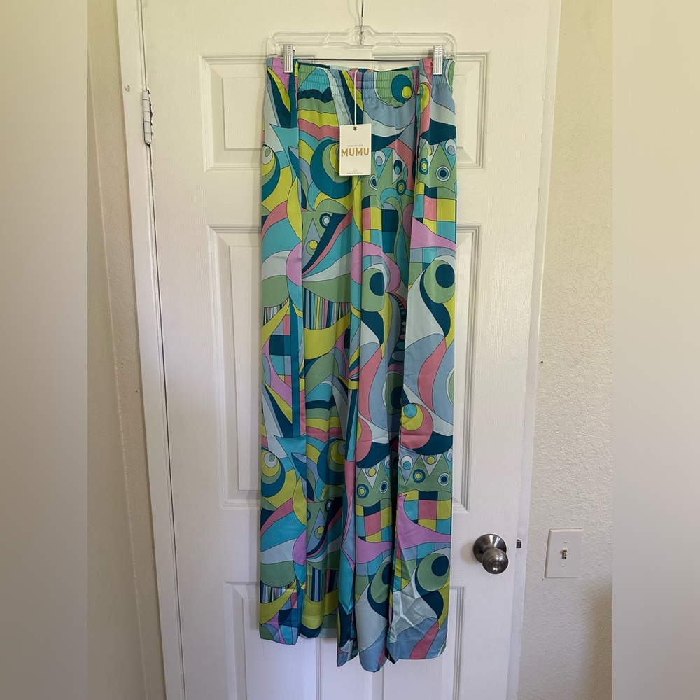 Show Me Your Mumu Irwin pants Go Go Luxe Satin